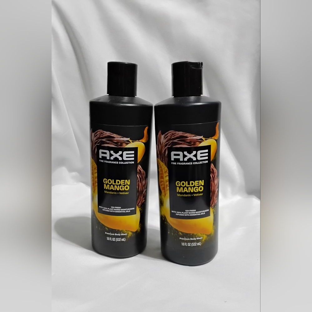 AXE Golden Mango Body Wash for Men - Black and Gold